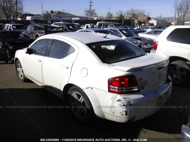 1B3CC5FB4AN141640 - 2010 DODGE AVENGER R/T WHITE photo 3