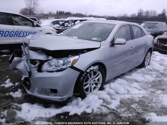 1G11C5SL7FF319104 - 2015 CHEVROLET MALIBU 1LT SILVER photo 2