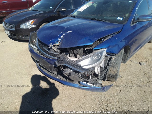 1C3CCCCB8FN643635 - 2015 CHRYSLER 200 C BLUE photo 6