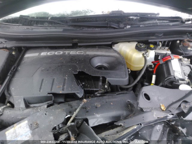 1G1ZC5EB8A4121173 - 2010 CHEVROLET MALIBU 1LT BLACK photo 10