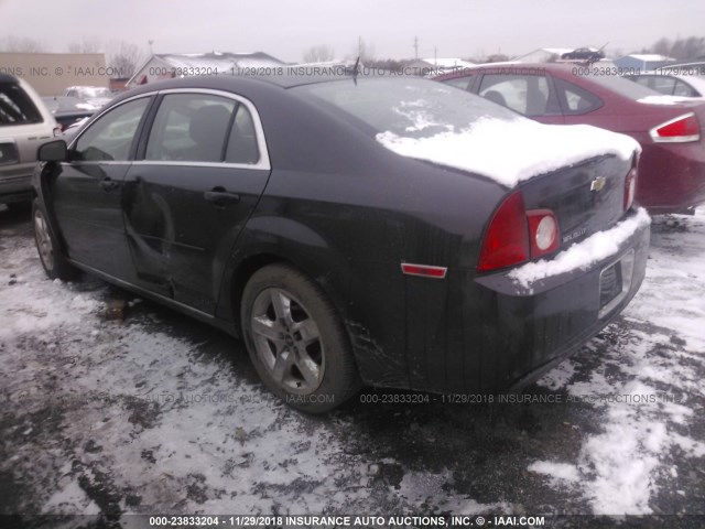 1G1ZC5EB8A4121173 - 2010 CHEVROLET MALIBU 1LT BLACK photo 3
