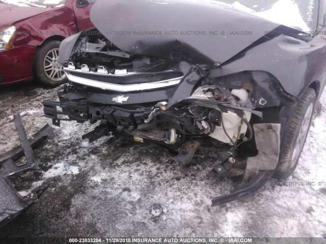 1G1ZC5EB8A4121173 - 2010 CHEVROLET MALIBU 1LT BLACK photo 6