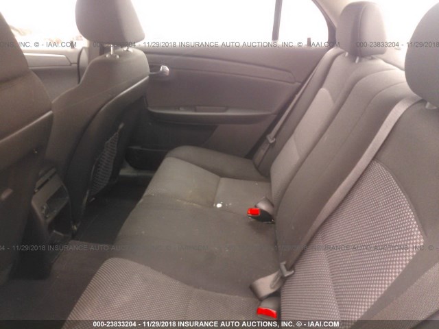 1G1ZC5EB8A4121173 - 2010 CHEVROLET MALIBU 1LT BLACK photo 8