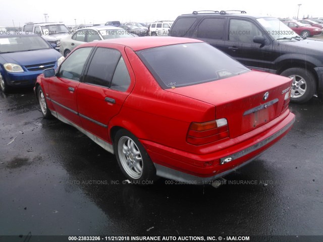 WBACB4321RFM01625 - 1994 BMW 325 I AUTOMATIC RED photo 3