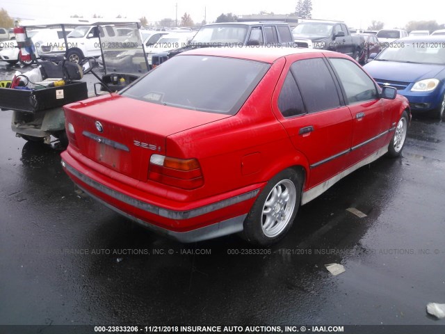WBACB4321RFM01625 - 1994 BMW 325 I AUTOMATIC RED photo 4