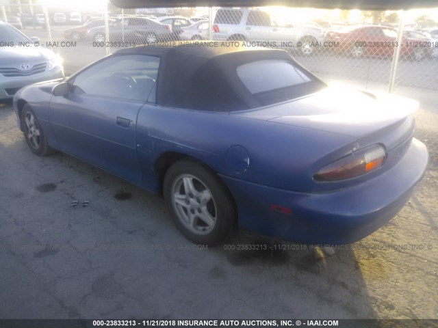 2G1FP32K4V2127497 - 1997 CHEVROLET CAMARO RS BLUE photo 3