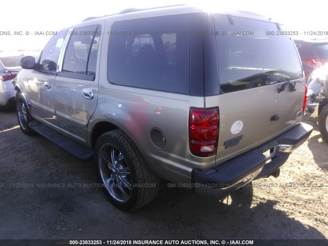 1FMRU15L8YLC43100 - 2000 FORD EXPEDITION XLT GOLD photo 3