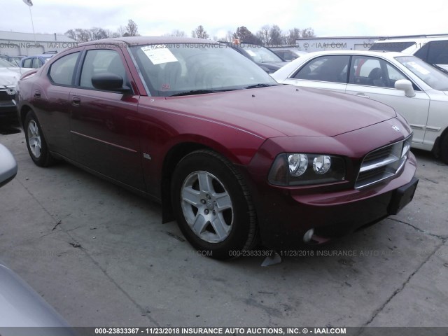 2B3KA43G66H429980 - 2006 DODGE CHARGER SE/SXT RED photo 1