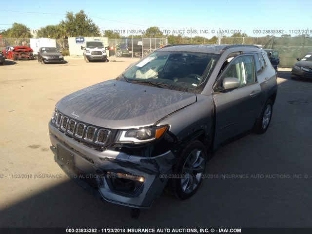 3C4NJDBB4JT393367 - 2018 JEEP COMPASS LATITUDE GRAY photo 6