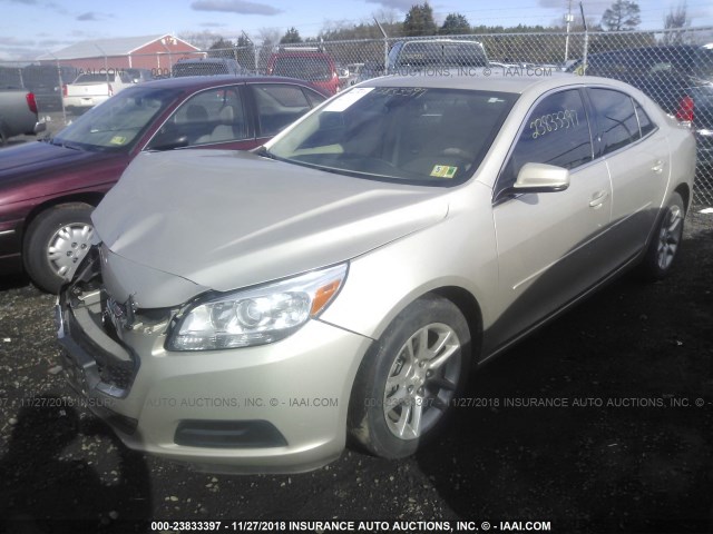 1G11C5SL8FF188930 - 2015 CHEVROLET MALIBU 1LT TAN photo 2