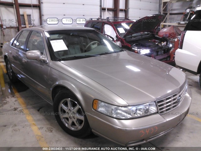 1G6KY5492YU226572 - 2000 CADILLAC SEVILLE STS TAN photo 1