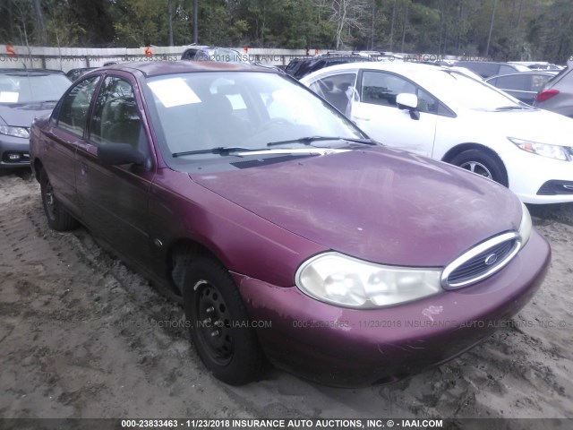 1FAFP6634YK128449 - 2000 FORD CONTOUR SE BURGUNDY photo 1