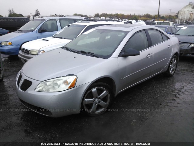 1G2ZH58N674244692 - 2007 PONTIAC G6 GT SILVER photo 2