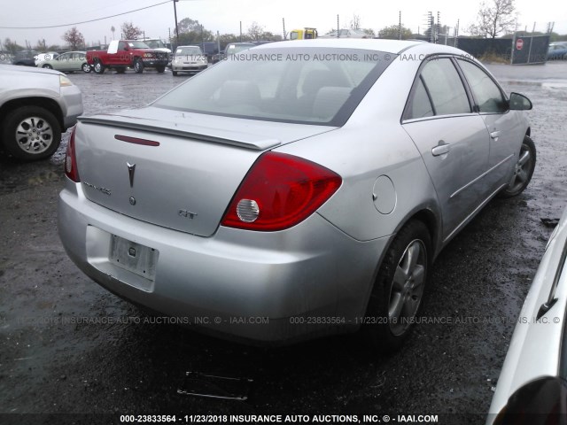 1G2ZH58N674244692 - 2007 PONTIAC G6 GT SILVER photo 4