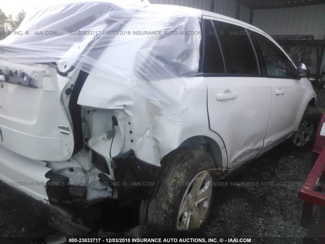 2FMDK4JC4DBB49023 - 2013 FORD EDGE SEL WHITE photo 5