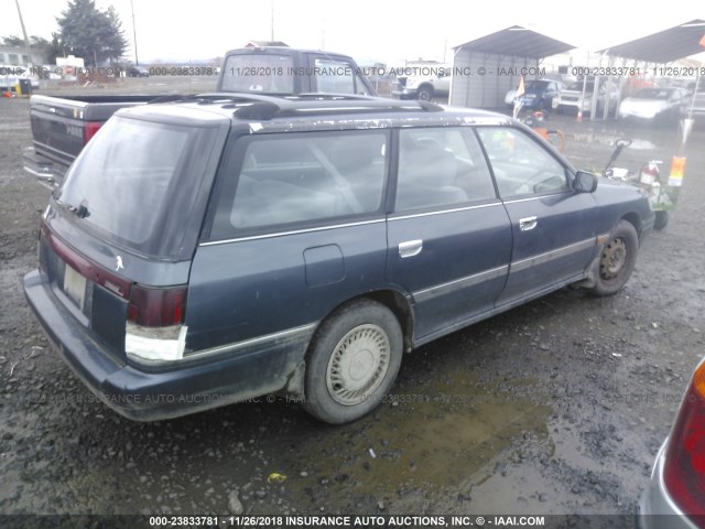 4S3BJ6326N7919067 - 1992 SUBARU LEGACY L BLUE photo 4