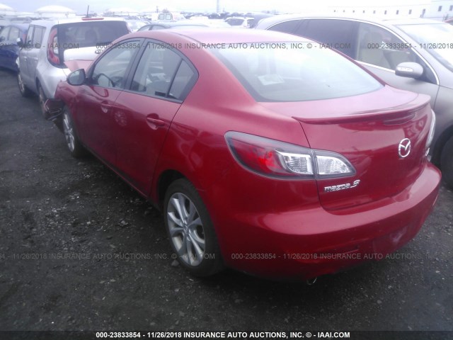 JM1BL1U66B1367745 - 2011 MAZDA 3 S RED photo 3