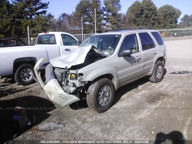 4M2CU91177KJ04202 - 2007 MERCURY MARINER LUXURY GOLD photo 2