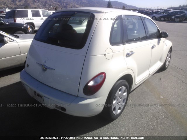 3A4FY58BX6T245206 - 2006 CHRYSLER PT CRUISER TOURING WHITE photo 4