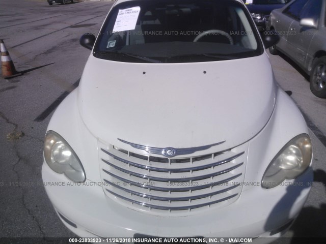 3A4FY58BX6T245206 - 2006 CHRYSLER PT CRUISER TOURING WHITE photo 6