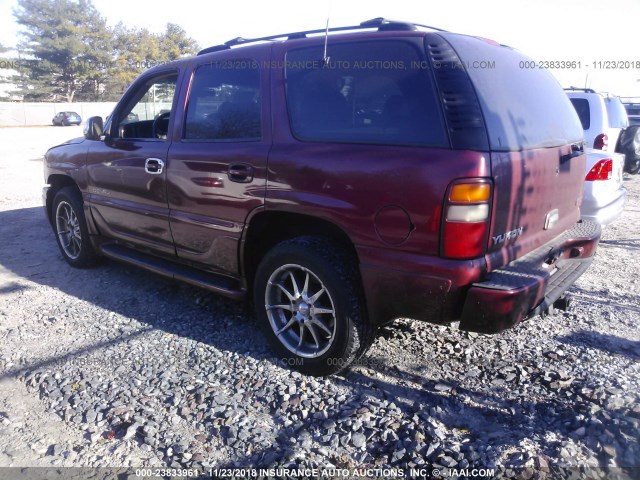 1GKEK63U21J269988 - 2001 GMC DENALI RED photo 3