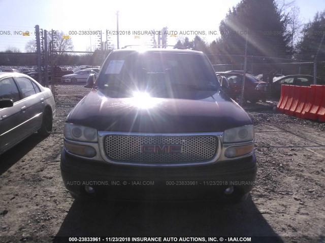 1GKEK63U21J269988 - 2001 GMC DENALI RED photo 6