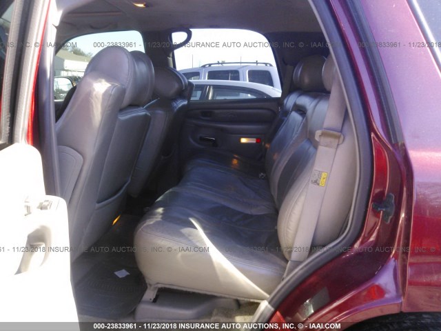 1GKEK63U21J269988 - 2001 GMC DENALI RED photo 8