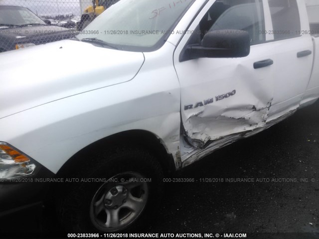 1C6RD7FP6CS282928 - 2012 DODGE RAM 1500 ST WHITE photo 6