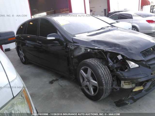 4JGCB65E86A015195 - 2006 MERCEDES-BENZ R BLACK photo 1