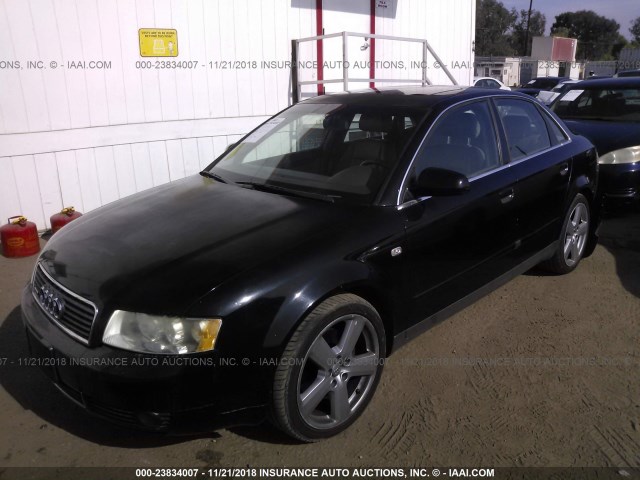 WAULT68E73A112121 - 2003 AUDI A4 3.0 QUATTRO BLACK photo 2