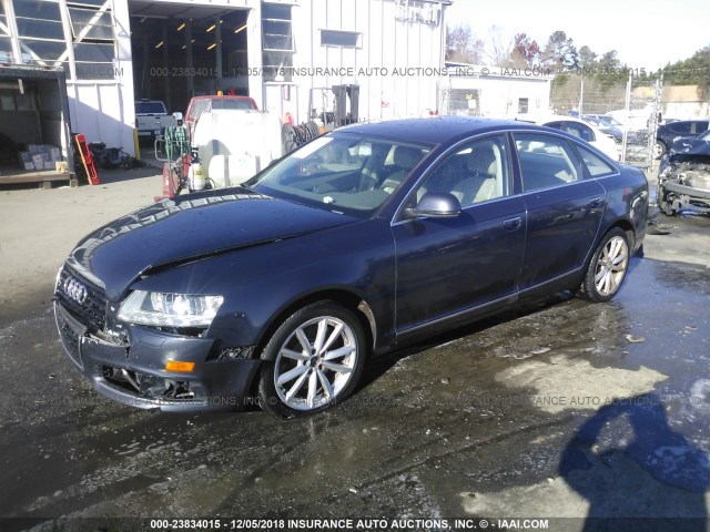 WAUWG74F69N034860 - 2009 AUDI A6 QUATTRO GRAY photo 2