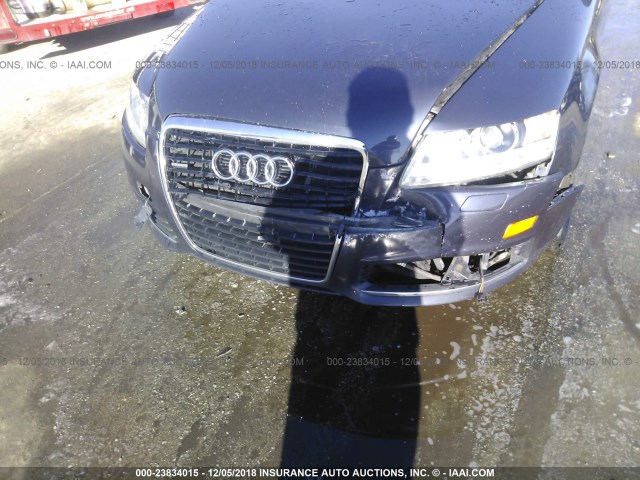 WAUWG74F69N034860 - 2009 AUDI A6 QUATTRO GRAY photo 6