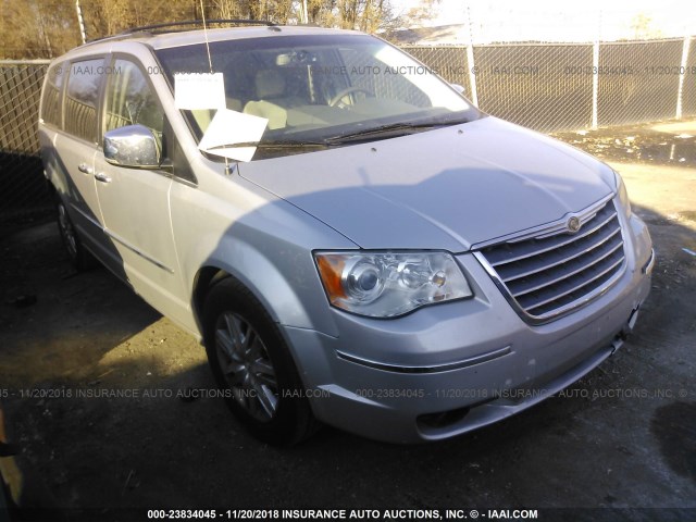 2A8HR64X58R635650 - 2008 CHRYSLER TOWN & COUNTRY LIMITED SILVER photo 1