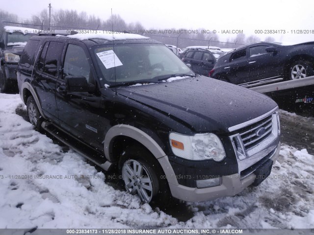 1FMEU74E27UB22690 - 2007 FORD EXPLORER EDDIE BAUER BLACK photo 1