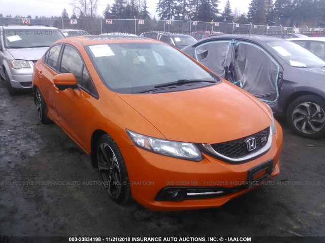 2HGFB6E5XFH700044 - 2015 HONDA CIVIC SI ORANGE photo 1