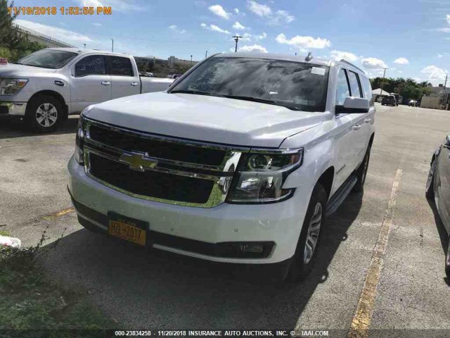 1GNSKHKC3JR332253 - 2018 CHEVROLET SUBURBAN K1500 LT WHITE photo 11