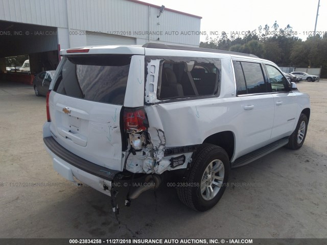 1GNSKHKC3JR332253 - 2018 CHEVROLET SUBURBAN K1500 LT WHITE photo 6