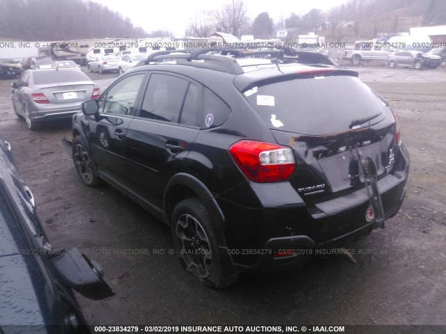 JF2GPAVC0D2806354 - 2013 SUBARU XV CROSSTREK 2.0 PREMIUM BLACK photo 3