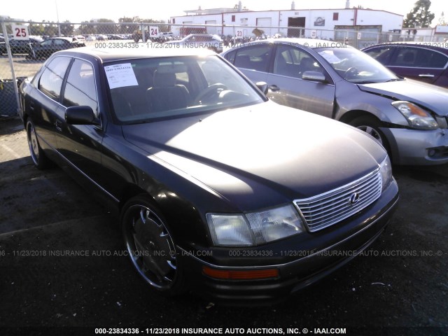 JT8BH22F0T0057977 - 1996 LEXUS LS 400 BLACK photo 1