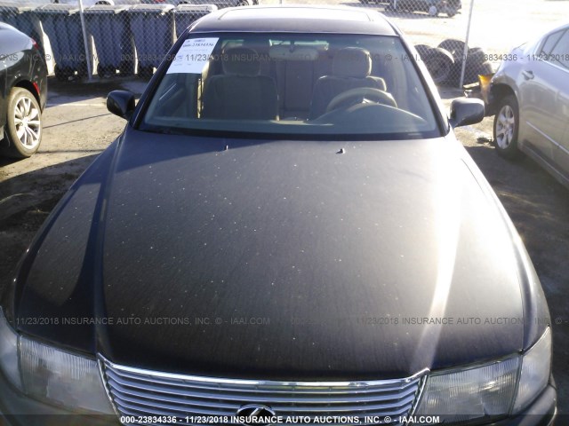 JT8BH22F0T0057977 - 1996 LEXUS LS 400 BLACK photo 6