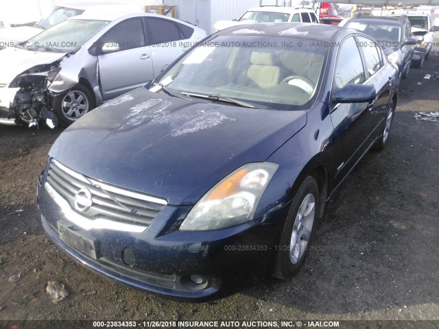 1N4CL21E87C205123 - 2007 NISSAN ALTIMA HYBRID BLUE photo 2