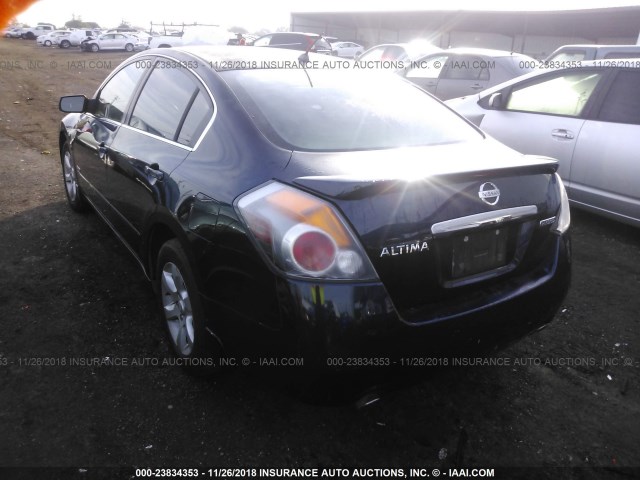 1N4CL21E87C205123 - 2007 NISSAN ALTIMA HYBRID BLUE photo 3