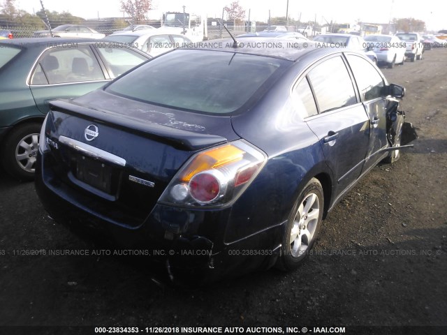 1N4CL21E87C205123 - 2007 NISSAN ALTIMA HYBRID BLUE photo 4