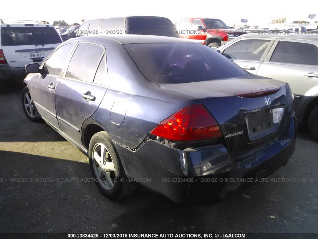 JHMCM56176C009752 - 2006 HONDA ACCORD VALUE BLUE photo 3