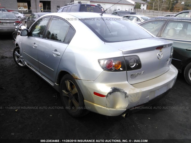 JM1BK323151250862 - 2005 MAZDA 3 S SILVER photo 3