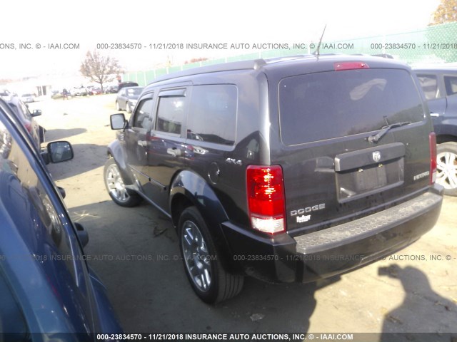 1D4PU4GK0BW605897 - 2011 DODGE NITRO HEAT BLACK photo 3