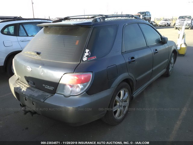 JF1GG68696G809301 - 2006 SUBARU IMPREZA OUTBACK SPORT/OUTBACK SPC BLUE photo 4