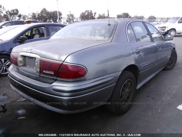 1G4HR54K64U166244 - 2004 BUICK LESABRE LIMITED BLUE photo 4