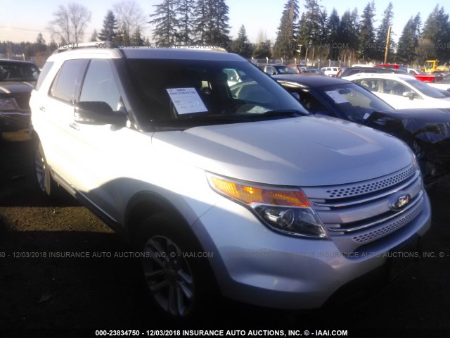 1FM5K8D84FGA77688 - 2015 FORD EXPLORER XLT SILVER photo 1