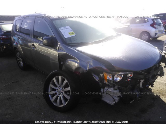 JA4MS31X47Z001435 - 2007 MITSUBISHI OUTLANDER ES/LS ნაცრისფერი ფოტო 1